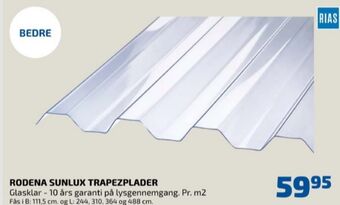 Davidsen Rias trapezplader tilbud