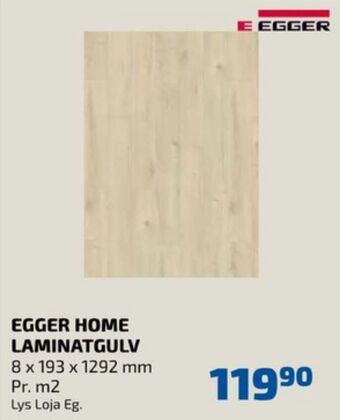 Davidsen Egger laminatgulv tilbud