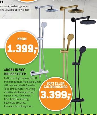 XL-BYG Adora infigo brusesystem tilbud