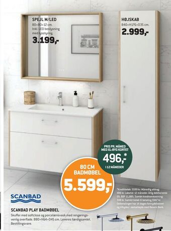 XL-BYG Scanbad play badmøbel tilbud