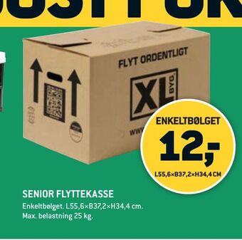 XL-BYG Senior flyttekasse tilbud