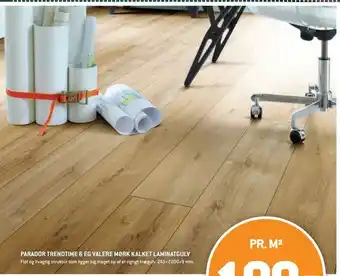 XL-BYG Parador trendtime 6 eg valere mørk kalket laminatgulv tilbud