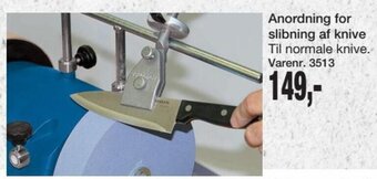 Harald Nyborg Anordning for Slibning af Knive tilbud