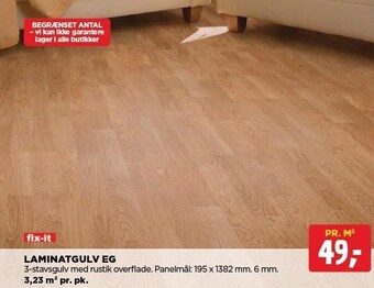 jem & fix Laminatgulv eg tilbud