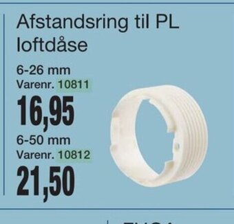 Afstandsring til PL Loftdåse