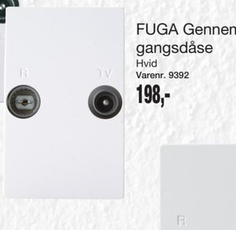Harald Nyborg FUGA Gennemgangsdåse tilbud