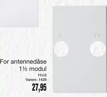 Harald Nyborg For Antennedåse 1 1/2 Modul tilbud