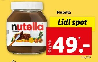Let-Køb Nutella tilbud