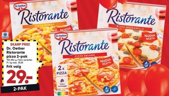 Bilka Dr. Oetker Ristorante pizza 2-pak tilbud