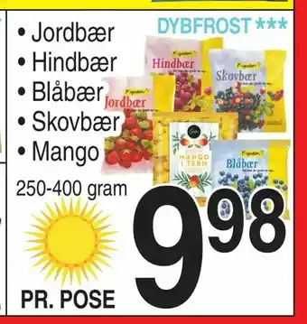 ABC Lavpris • Jordbær • Hindbær • Blåbær • Skovbær • Mango tilbud