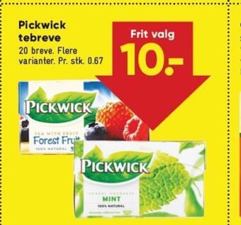 Bilka Pickwick tebreve tilbud