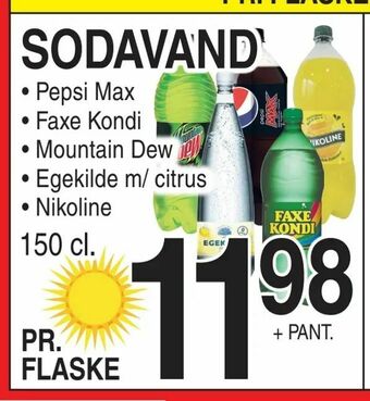 ABC Lavpris Sodavand tilbud