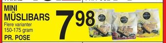 ABC Lavpris Mini müslibars tilbud