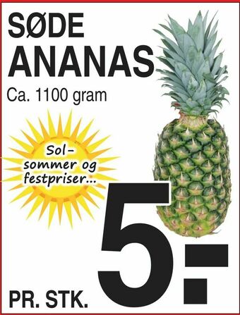 ABC Lavpris Søde ananas tilbud