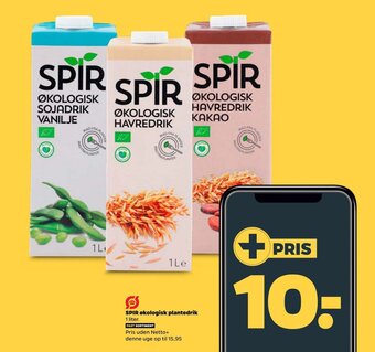 Netto Spir Økologisk Plantedrik tilbud