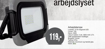 Harald Nyborg Arbejdslampe tilbud
