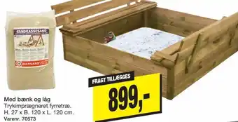Harald Nyborg Med bænk og Låg tilbud
