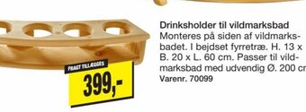 Harald Nyborg Drinksholder til Vildmarksbad tilbud