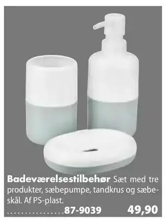 Badeværelsestilbehør