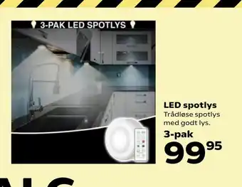 Kvickly LED spotlys tilbud