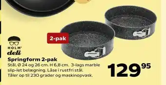 Kvickly Springform 2-pak tilbud