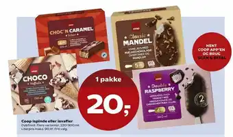 Kvickly Coop ispinde eller isvafler tilbud