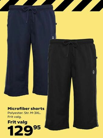 Kvickly Microfiber shorts tilbud