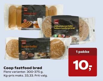 Kvickly Coop fastfood brød tilbud