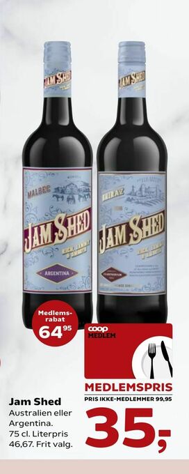 Kvickly Jam Shed tilbud