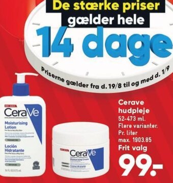 Bilka Cerave hudpleje tilbud