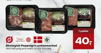 Økologisk Poppelgris pakkemarked