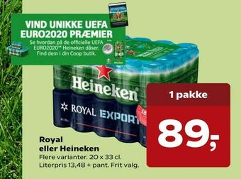 Royal eller Heineken
