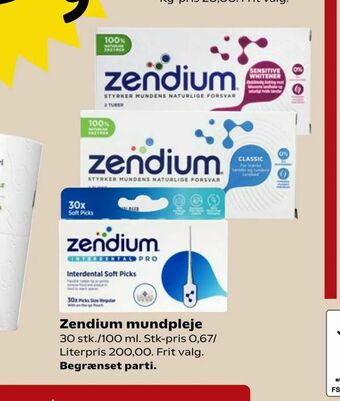 Kvickly Zendium mundpleje tilbud