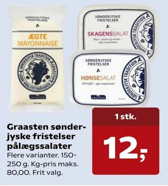 Kvickly Graasten sønderjyske fristelser pålægssalater tilbud