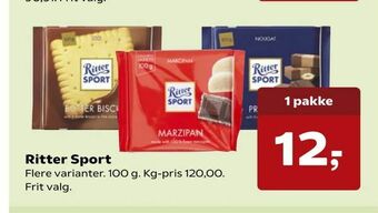 Kvickly Ritter Sport tilbud