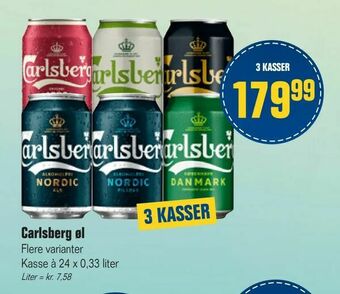 Otto Duborg Carlsberg øl tilbud
