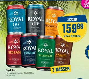 Otto Duborg Royal Beer tilbud