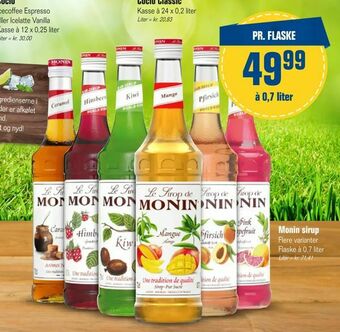 Otto Duborg Monin sirup tilbud