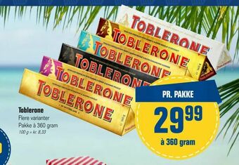 Otto Duborg Toblerone tilbud