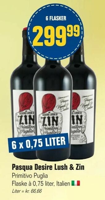Pasqua Desire Lush & Zin