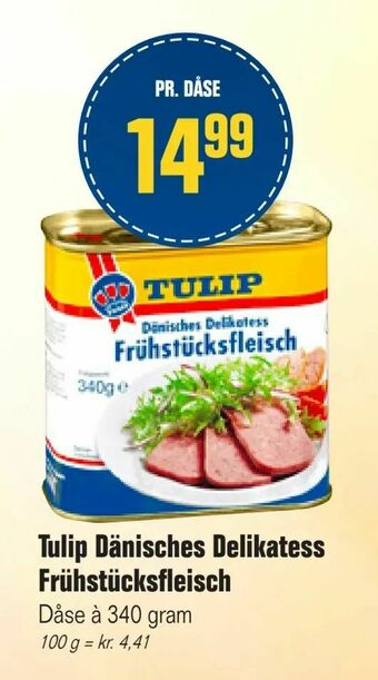 Otto Duborg Tulip Dänisches Delikatess Frühstücksfleisch tilbud