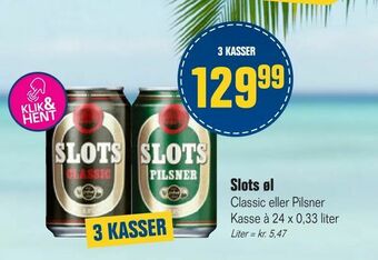 Otto Duborg Slots øl tilbud