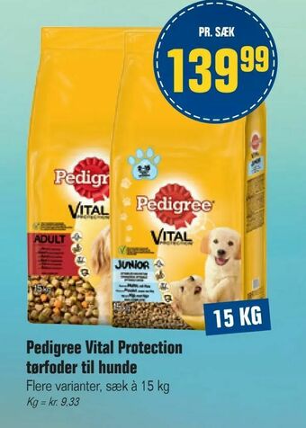 Otto Duborg Pedigree Vital Protection tørfoder til hunde tilbud