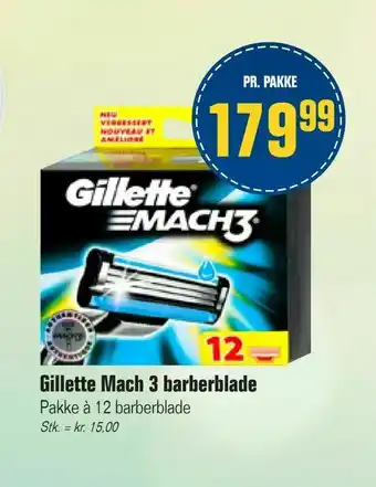 Otto Duborg Gillette Mach 3 barberblade tilbud