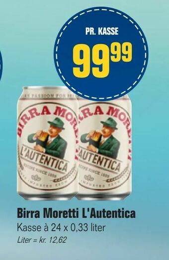 Otto Duborg Birra Moretti L'Autentica tilbud