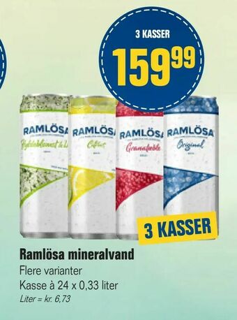 Otto Duborg Ramlösa mineralvand tilbud