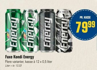 Otto Duborg Faxe Kondi Energy tilbud