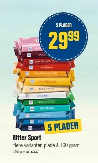 Otto Duborg Ritter Sport tilbud