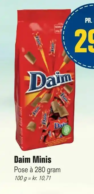 Otto Duborg Daim Minis tilbud