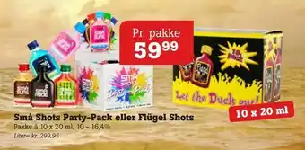 Poetzsch Padborg Små Shots Party-Pack eller Flügel Shots tilbud